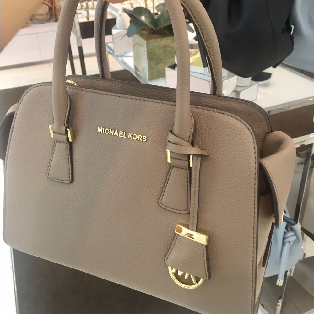 Michael Kors purse leather Harper satchel bag NWT